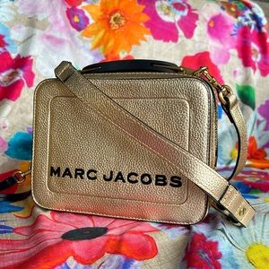 Marc Jacobs The Metallic Textured Mini Box bag